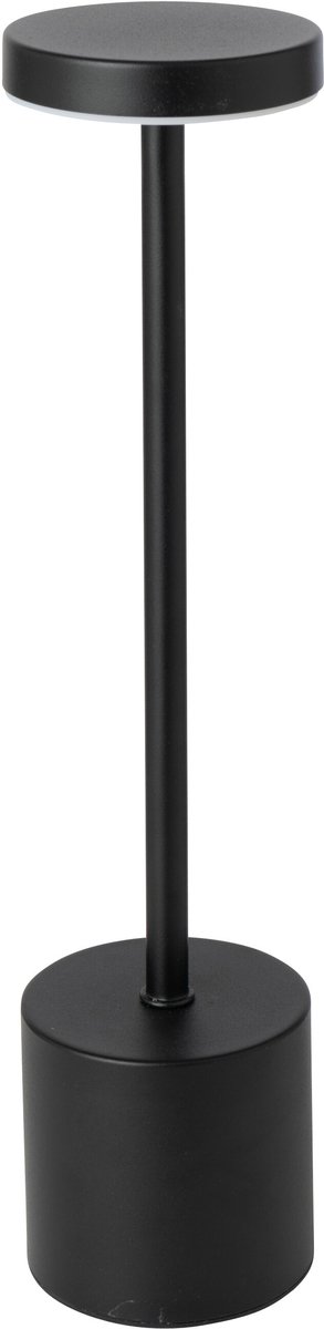 J-Line Tafellamp - stof - zwart