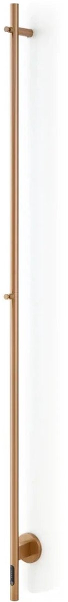 DutchLine Almi - Elektrische Handdoek Verwarmer - 24W - 1600*85*130mm – Geborsteld messing Goud