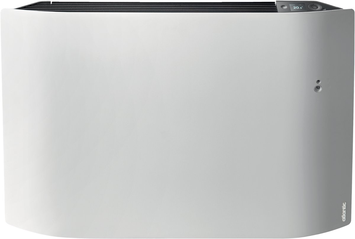 Atlantic Elektrische wandradiator 1190x590mm - Wit - Met stekker & programma - 2000W