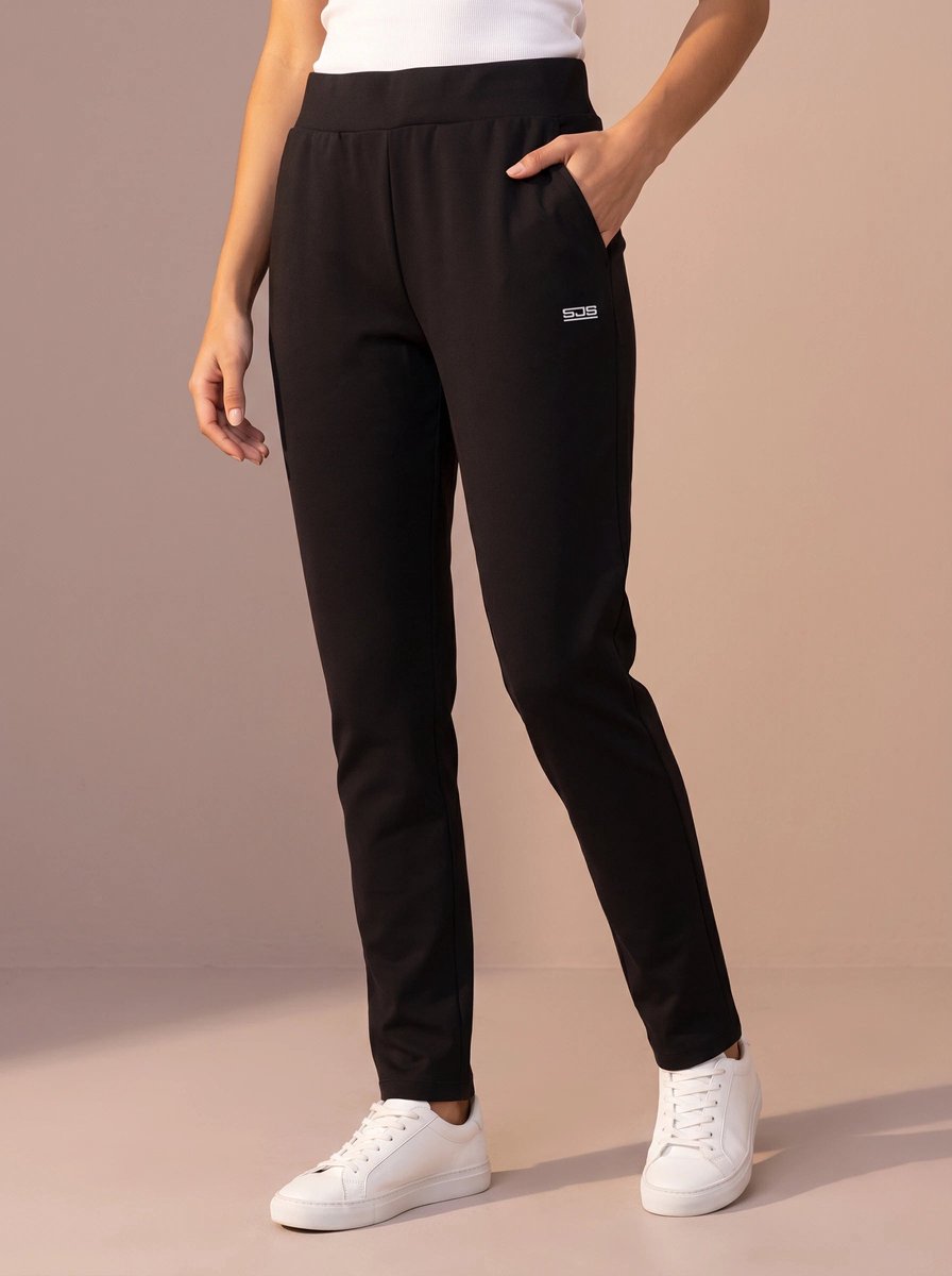 Sjeng Sports KASJA - Maat: XXL Black - Tennis Broek Vrouwen - Sportbroek - 87% polyester, 13% elastaan, foamy interlock