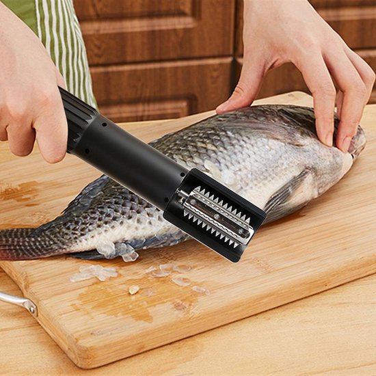 Elektrische Rasp - Keuken Rasp - Groenten Snijden - Draadloos en Draagbaar - 24.5 cm - Zwart — afbeelding 5