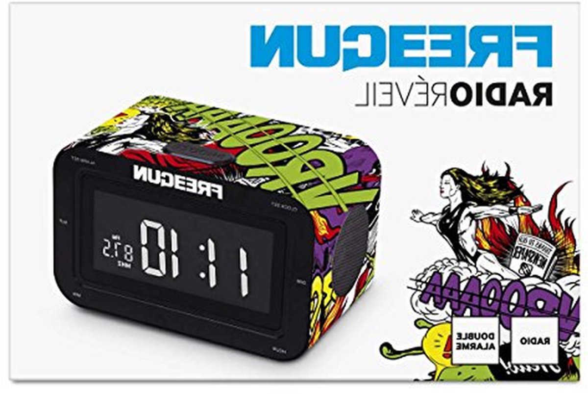 Radio Klok - Wekker Radio - Muziek Luisteren - Internetradio Ontvangst - 134 cm - Zwart