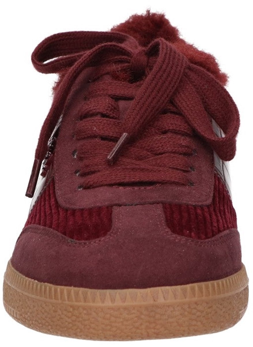 La Strada Sneaker Bordeaux Met Bont - Damesschoenen - Maat - 40