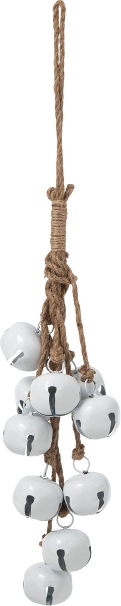 J-Line hanglamp ronde klok - ijzer - wit
