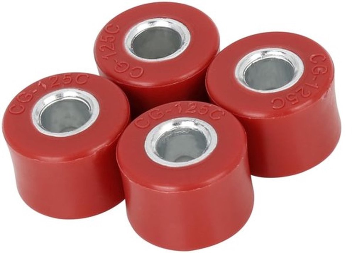 Schokdemperbussen 4 Stuks - Duurzaam Rubber - Geschikt voor Motorfiets/Scooter - Binnendiameter 9,4 mm - Buitendiameter 24 mm - Eenvoudige Installatie - Motorfiets Onderdelen