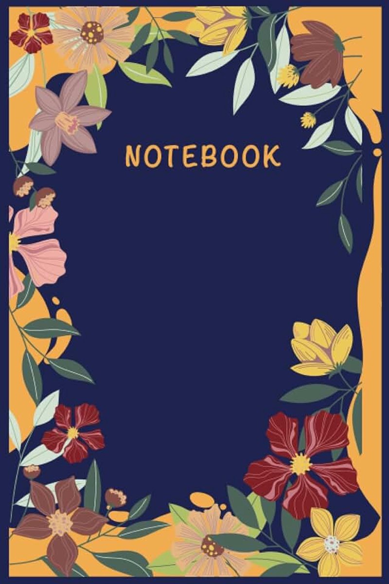 Lined notebook 120 pages size 6*9 inches .