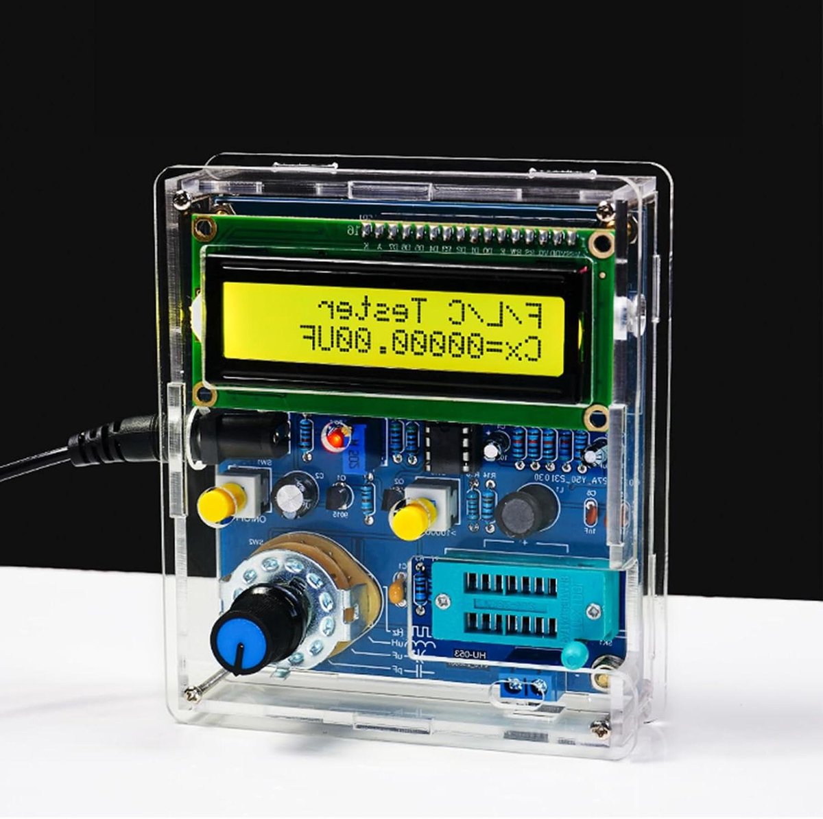 Soldeer Set Capaciteitsmeter - Meetinstrument Frequentie Inductie - Elektronica Leren - Multifunctioneel Meetapparaat - 91 x 28 x 106 mm