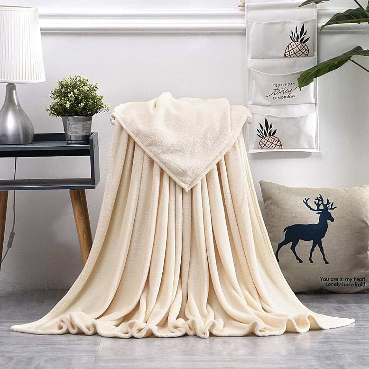 Fleece werpdekens Reisformaat - Superzachte donzige warme stevige bedspreien voor bank Microfiber deken -19_120 * 200