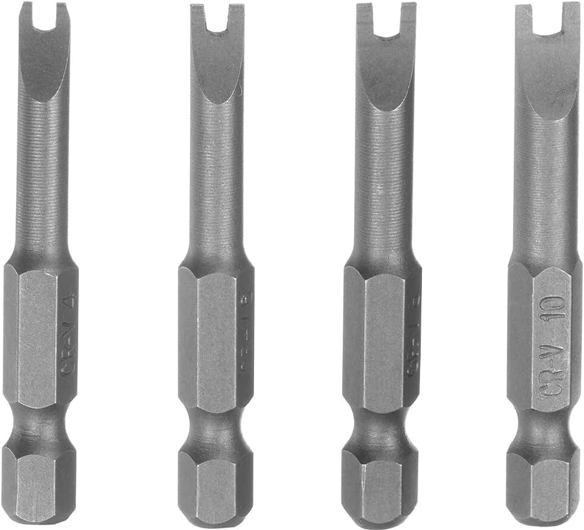 4 stuks magnetische U4 U6 U8 U10 punt U-vorm veel kop schroevendraaier gereedschap