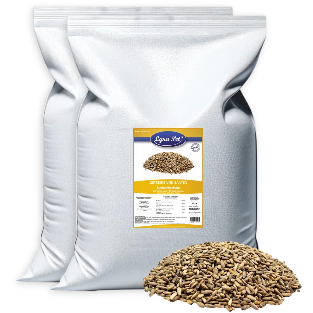20 kg Lyra Pet® Mariadistelzaad