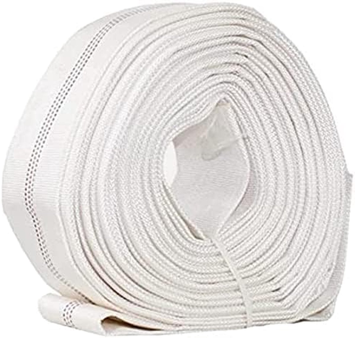 Waterafvoerslang - Vlakke slang - Tuin beregenen - Lichtgewicht polyester - 50mm x 30 meter - Wit