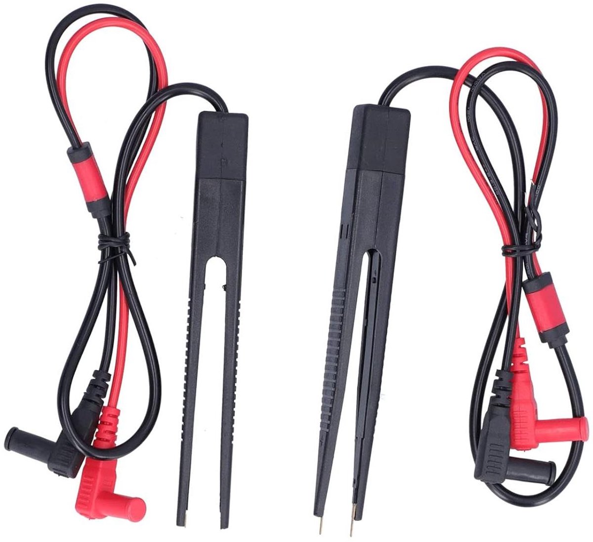 Test Lood Set - Meetklemmen Multimeter - Componenten Meten - Enkelhandig Bedienbaar - 2 Stuks - Zwart