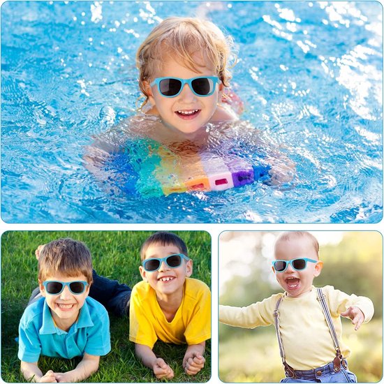 Baby Zonnebril - Kinderen Bescherming - Veilig Buiten - 100% UV400 Bescherming - 0-24 Maanden - Gepolariseerd van Merkloos — afbeelding 5