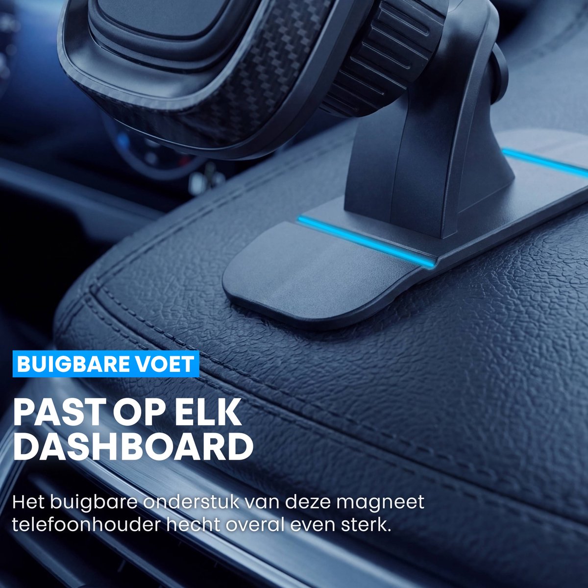 Phreeze C22 Duo - Telefoonhouders Auto Magnetisch - Magneet Telefoonhouder - Auto Telefoonhouder - Magnetische Telefoonhouder - 3M VHB Plaksticker - Klein - Universeel - 2 Stuks — afbeelding 2