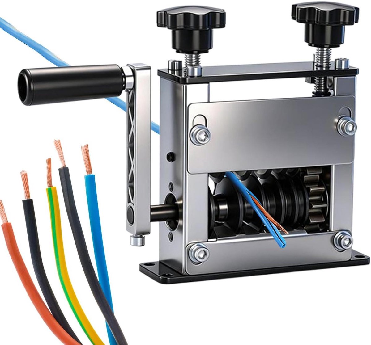 Draadstripmachine - Kabelstripper Handmatig - Efficiënt Strippen - Dubbele Modus - 1-17mm - Zilver