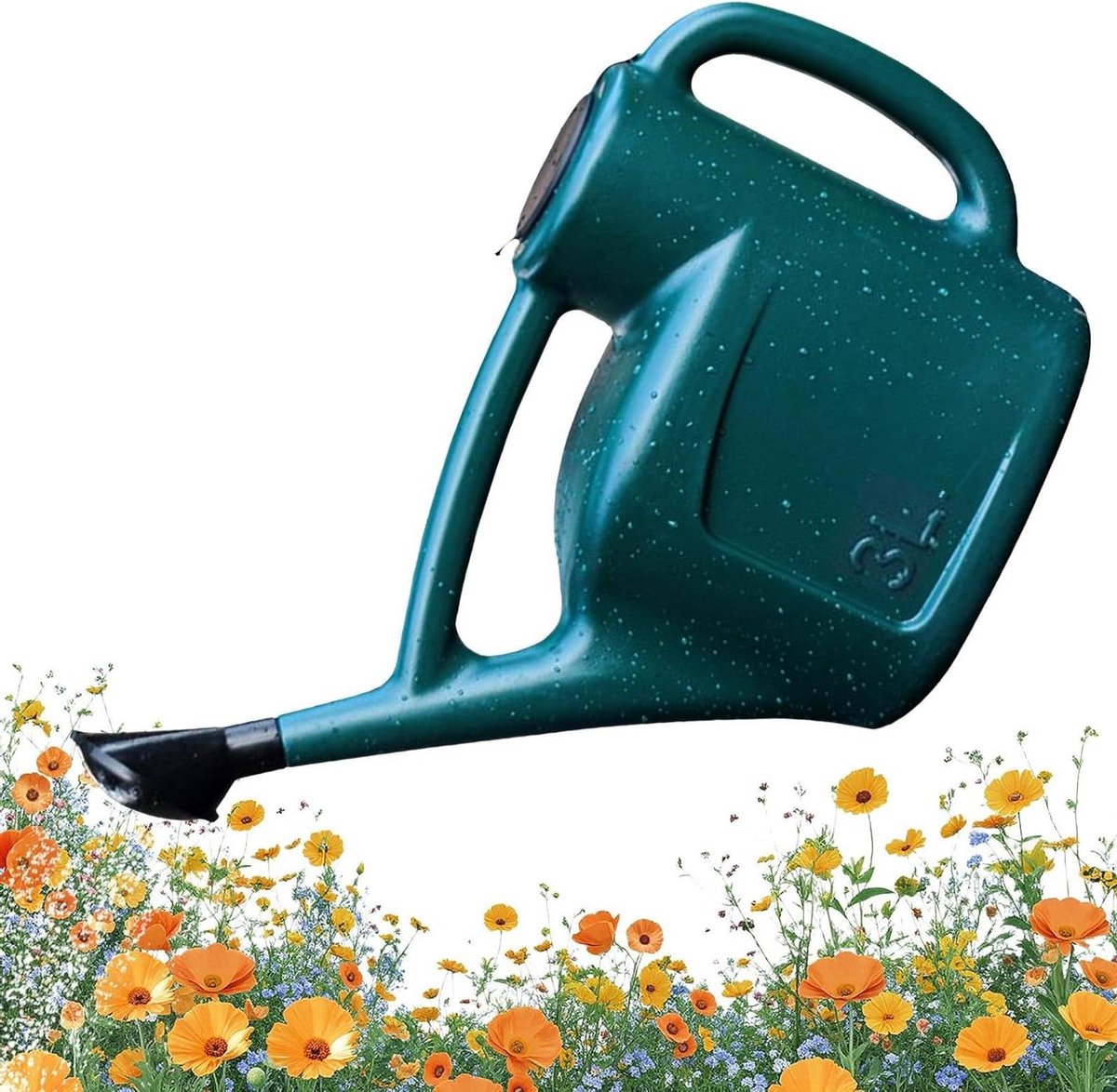 Gieter met Grote Inhoud - Waterkan Planten - Planten Verzorgen - Verlengde Booguitloop - 3 Liter - Groen