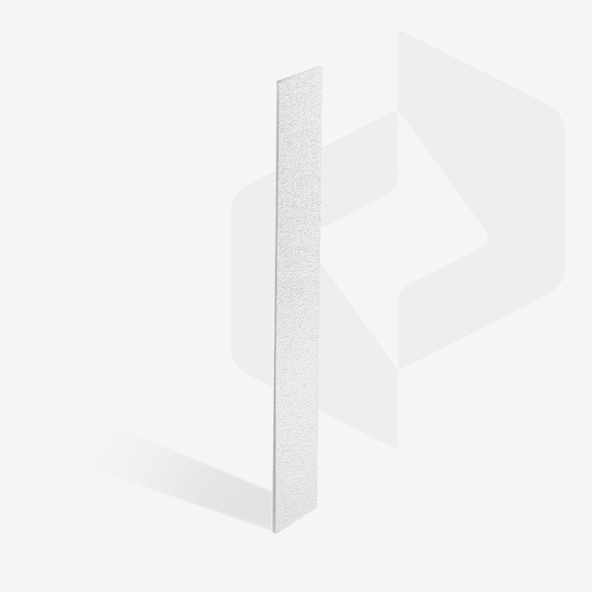Nagelvijlen Set - Losse vijlen - Nagels Vormgeven - Met Zachte Basis - 100 Grit - Wit