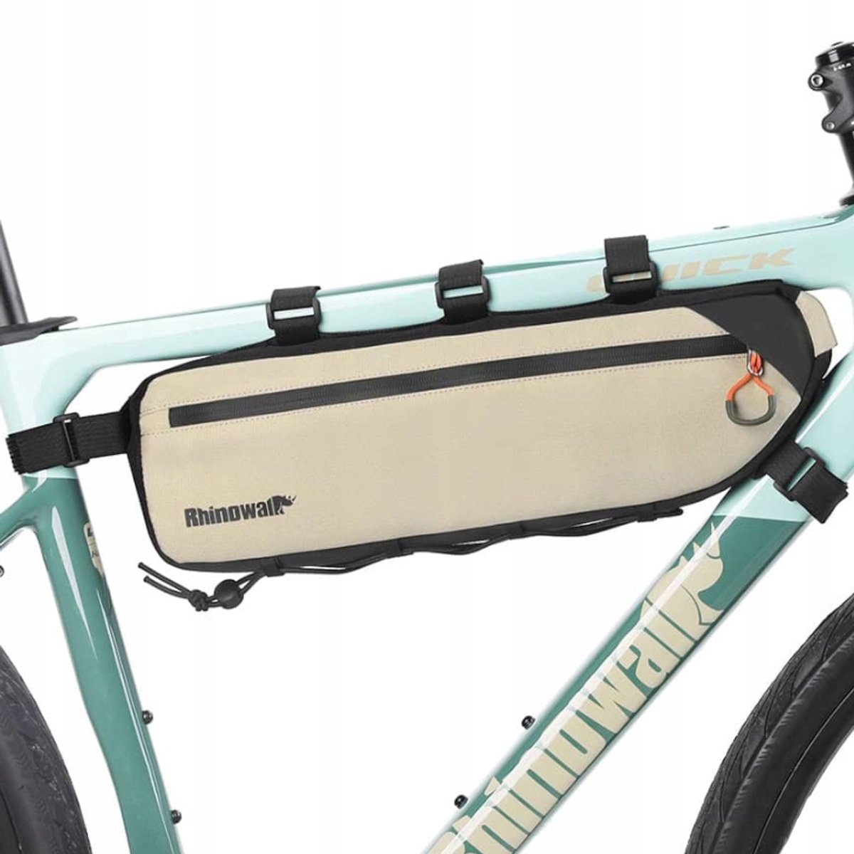 RHINOWALK X24658BG Fietstas Frame Waterdicht 2.7L Beige
