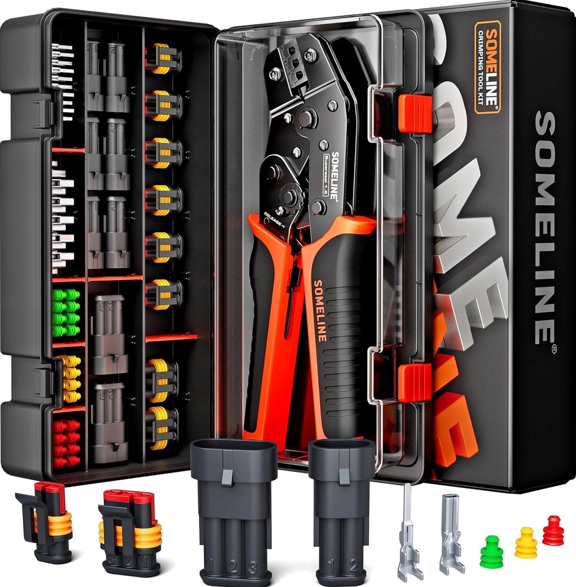 Waterdichte Krimptang & Connector Set voor Elektrische Bedrading