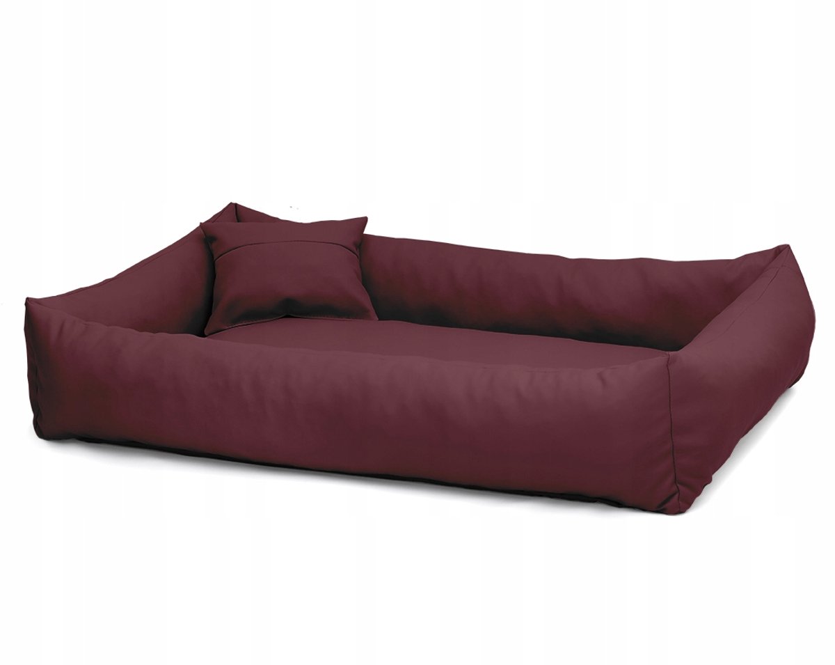 Luxe Hondenmand Elmo 70x50cm - Bordeaux Rood - Comfort & Stijl