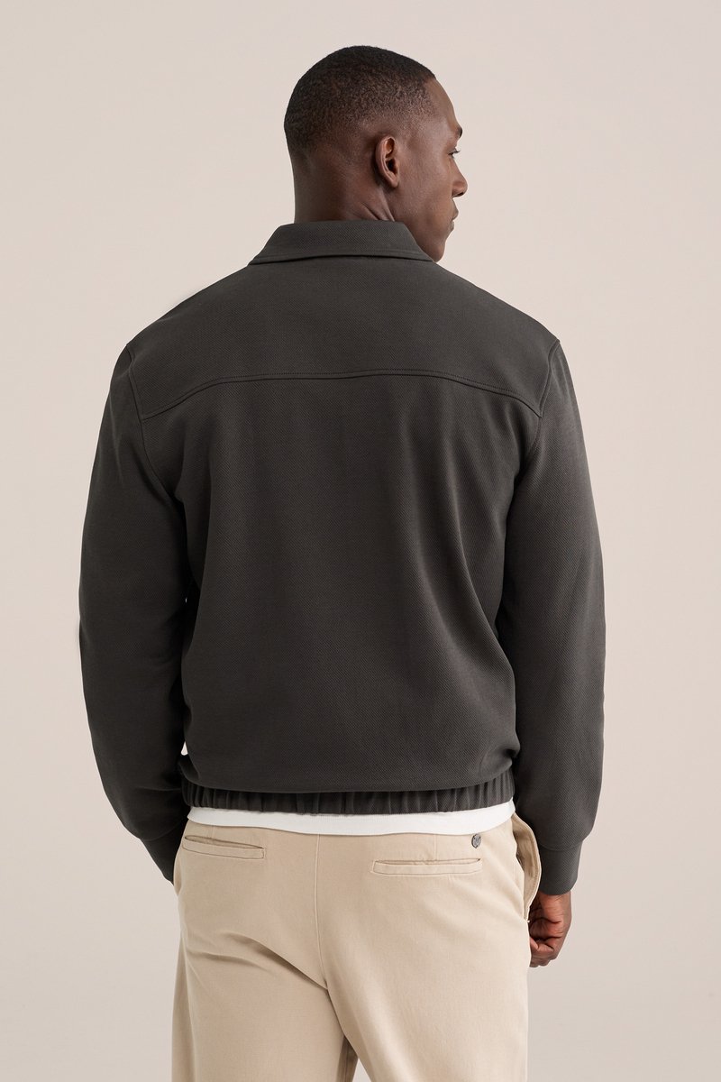 WE Fashion Heren regular fit bomber met rits