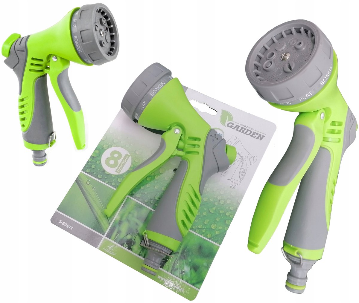 STALCO Tuinsproeier pistool 8-functies S-80471