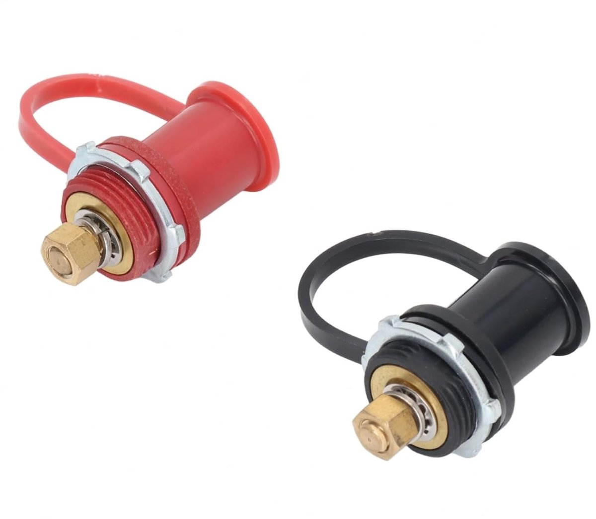 250A 20mm Stud Remote Battery Jumper Terminals met Waterdichte Afdekking, Autobatterijverplaatsingsset voor Auto-vrachtwagenboot ATV