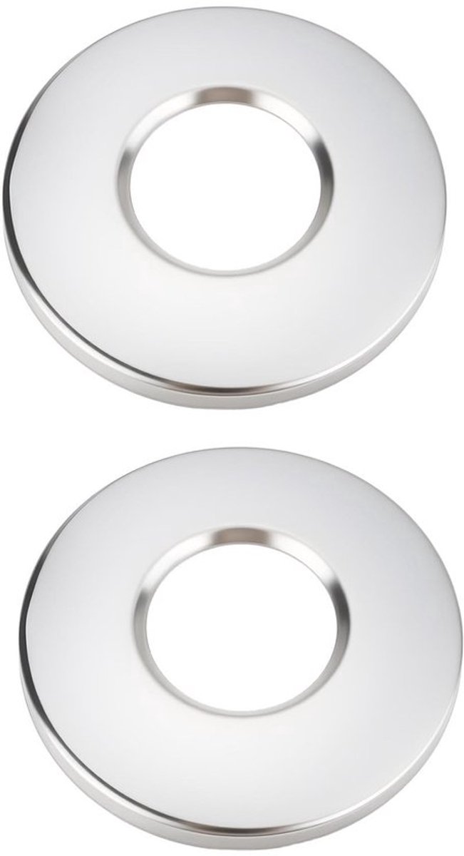 Leuningsrozet 304 Roestvrij staal - 1 paar - Geschikt voor 43 mm leuningen - Corrosiebestendig - UV-bestendig - Afmetingen 100 x 43 mm - Zwembadleuning