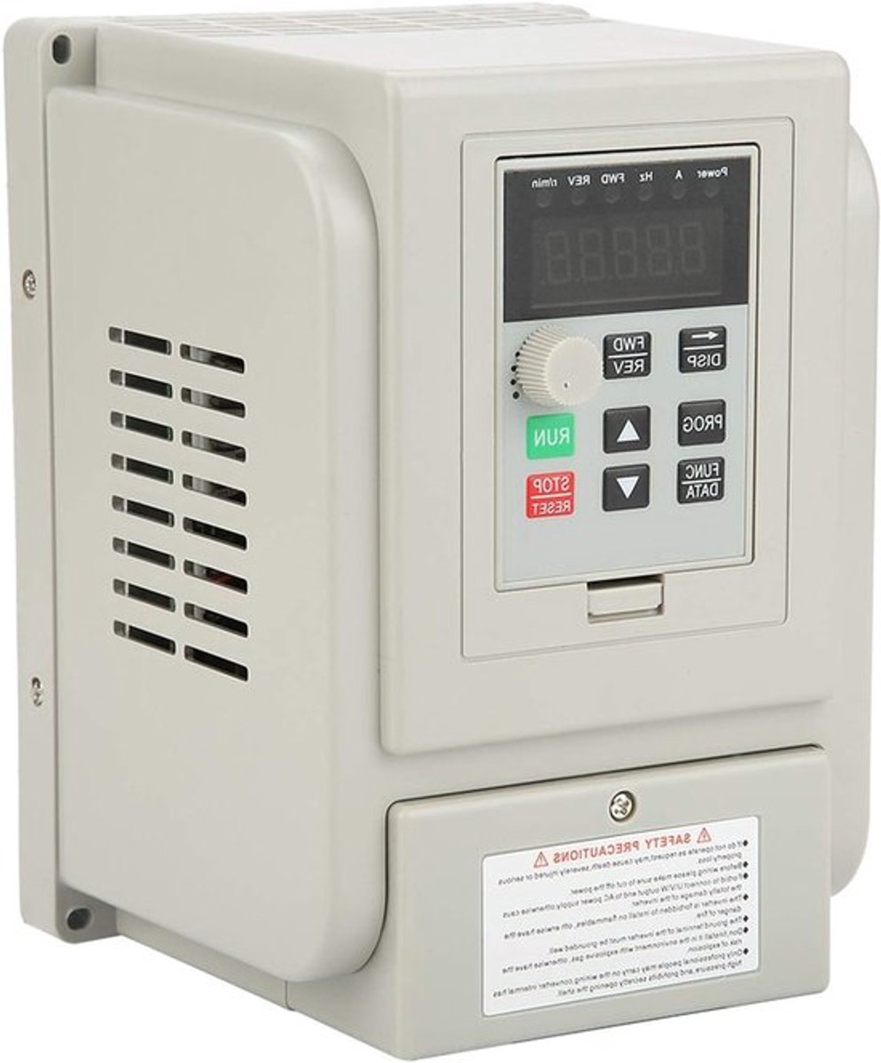 Variabele Frequentie Aandrijving 1.5kW 8A voor Enkele Fase Motoren - Snelheidsregeling, Energie-efficiëntie en Betrouwbaarheid