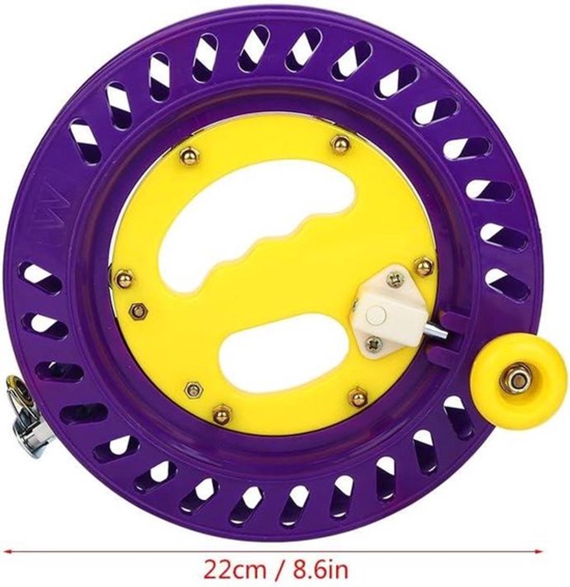 Vliegerhaspel - Wiel - 22 cm - Plastic - Vlieger - Lijn - Spoel - Professioneel - Accessoire.