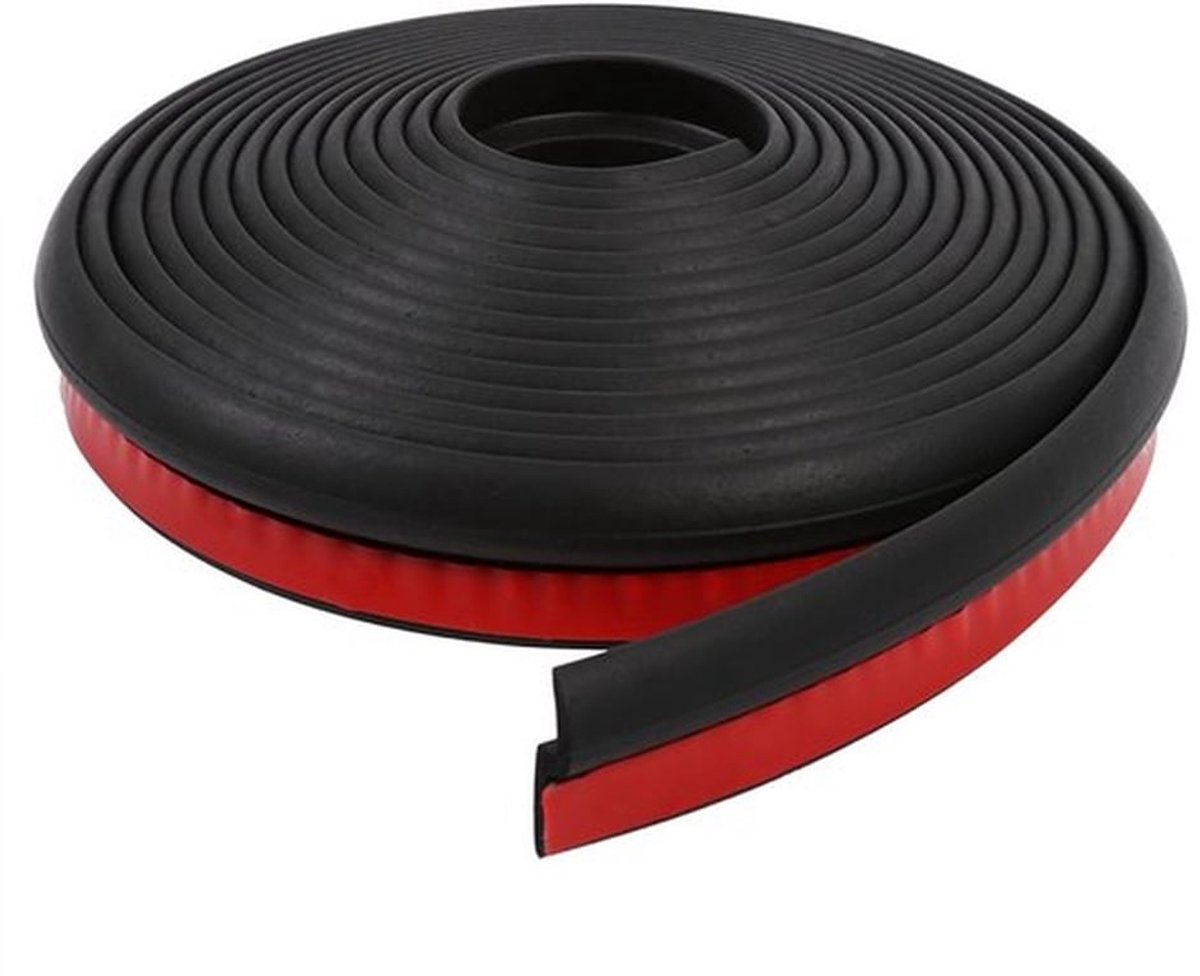 Rubberen Afdichting Z-vorm - Universele Afdichting - 4 Meter Lengte - EPDM-Rubber - Geschikt voor Auto's/SUV's - Hoogte 2,3 cm