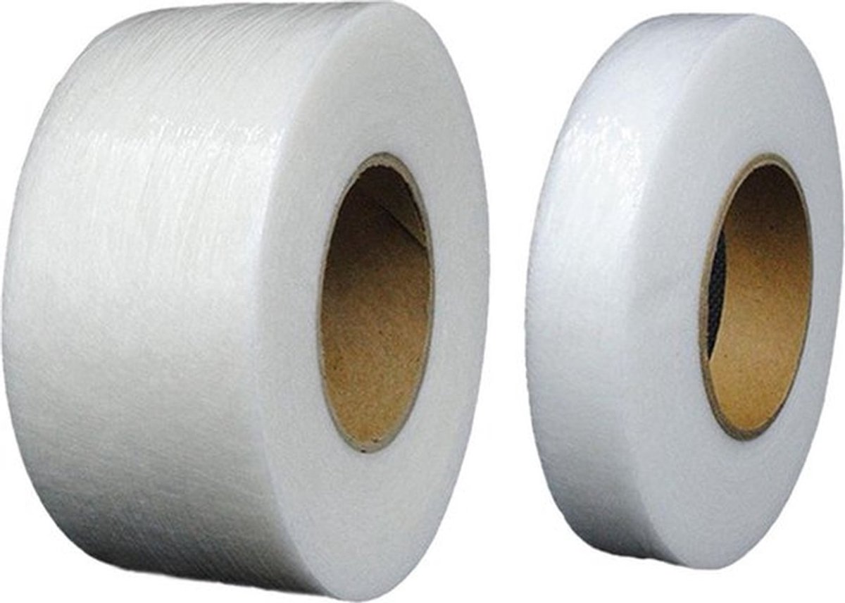 2 rollen textiel-thermische tape - dubbelzijdige kleefband - hot-melt textielreparatietape - naadloze zelfklevende thermische tape voor kleding en gordijnen - hulpmiddel