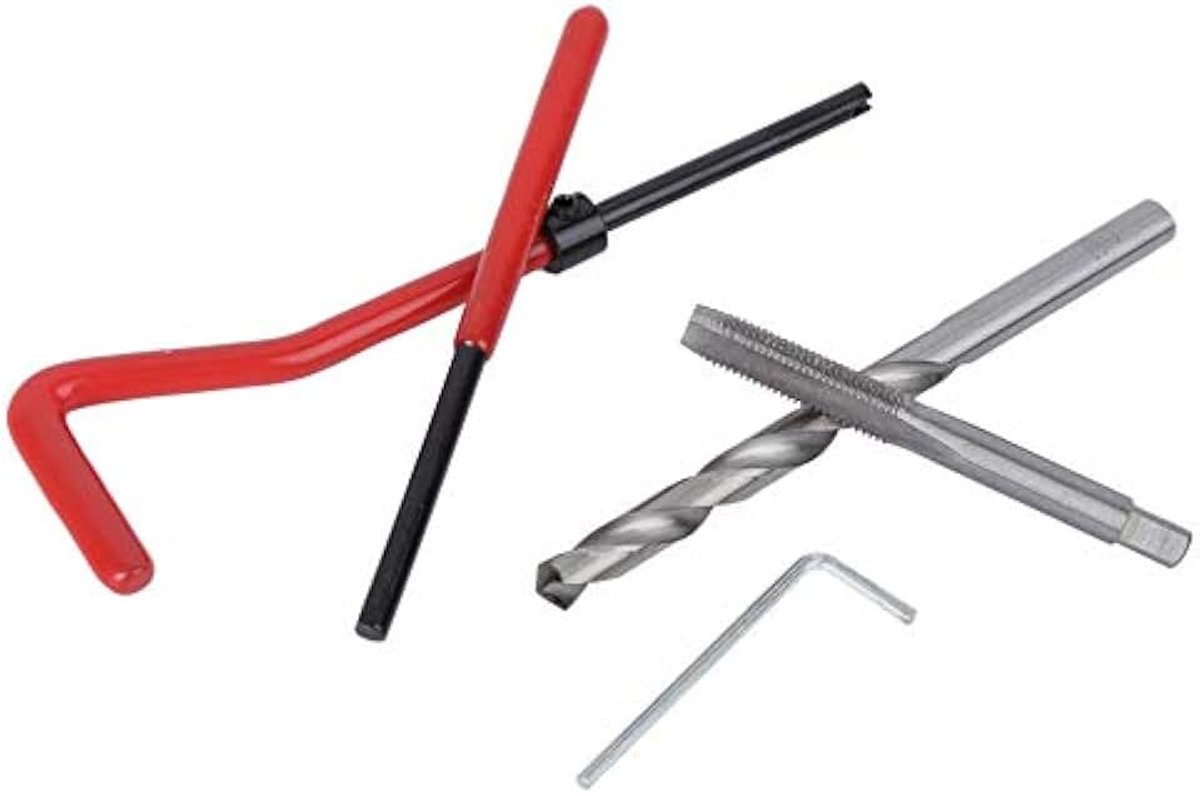 25-delige M7-schroefdraad, Kit met Transparante M7x1 Kit M7 Reparatie-insert Metrische Inserts Kits 7 Mm Reparatiedraad Plastic Doos voor Verwerkingsmachines