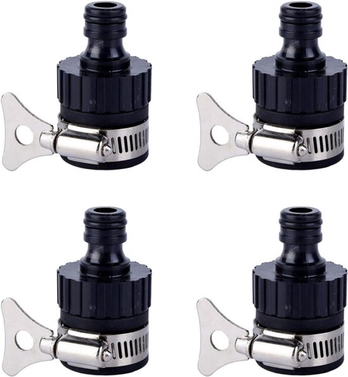 Kraan Adapter Set voor Draadloze Kraanaansluiting - 4 Stuks - Eenvoudige Installatie - Geschikt voor Kranen tot 16mm Diameter