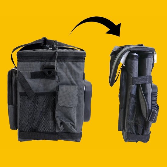Elektrische Koelbox - Draagbare Koeltas - Reizen en Uitjes - IJsloze Thermische Koeling - 25 Liter - Zwart Grijs — afbeelding 2