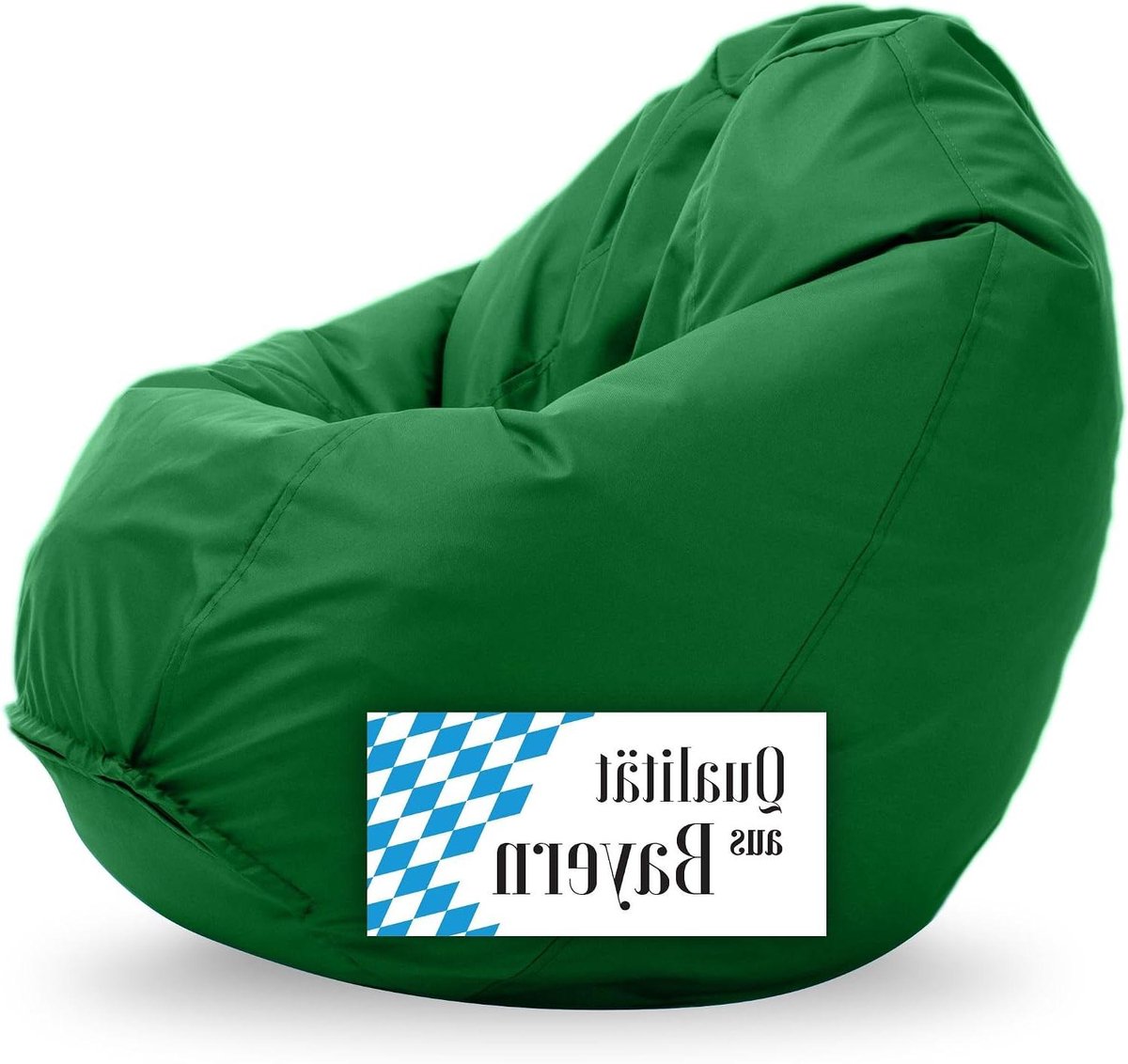 Zitzak - Zitkussen - Ontspannen en gamen - Voedselveilige EPS-parels - 80 x 70 cm - Dennengroen