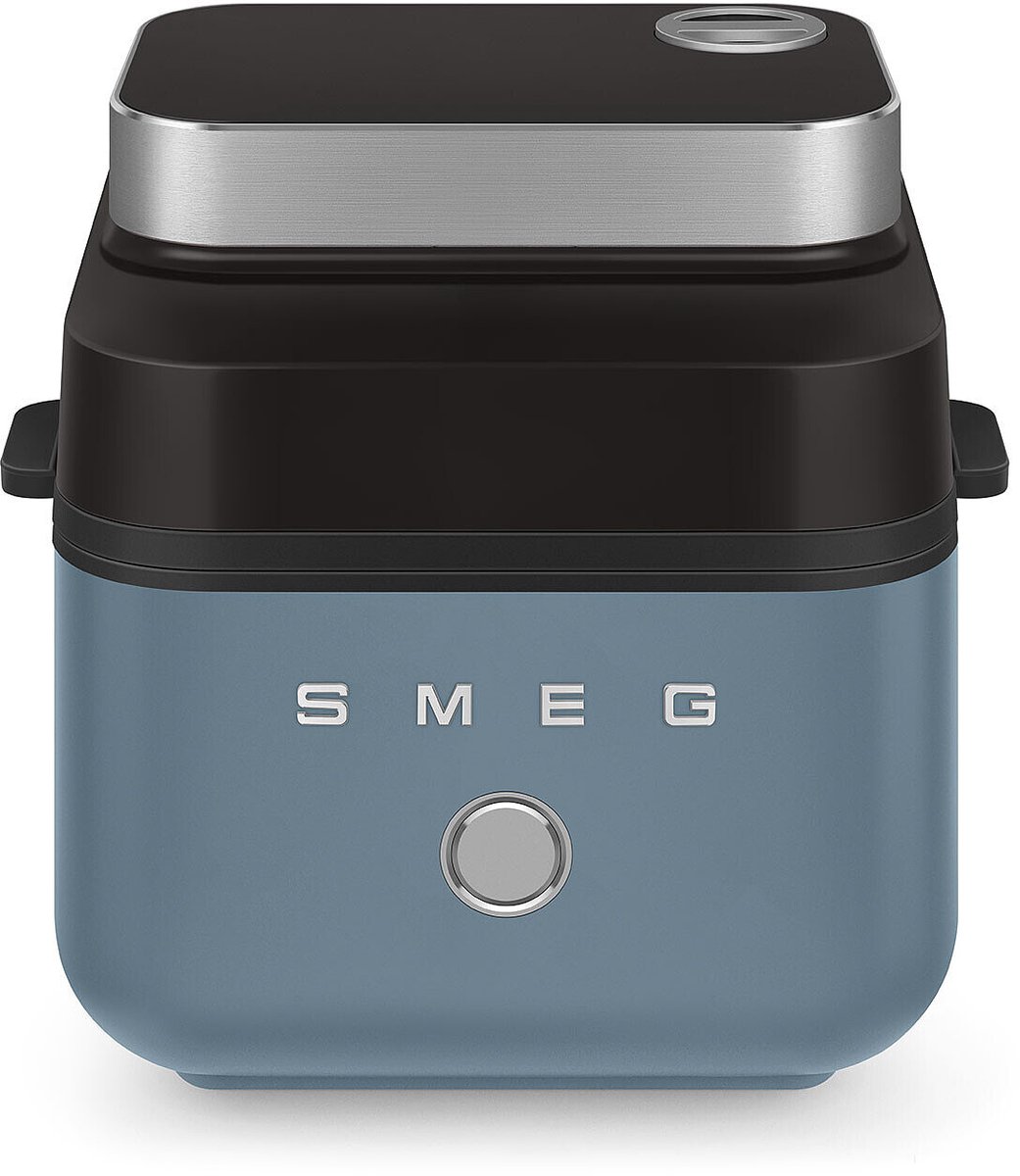 SMEG AFC01SBMEU Air Fryer – 7,3 Liter – 1450W – Mat Storm Blue – Heteluchtfriteuse met 8 Programma's