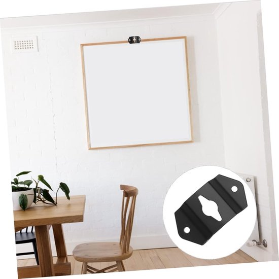Luidspreker Hanger - Muurbeugel Haken - Geluid Installeren - Stevig IJzeren Ontwerp - 20 Stuks - Zwart — afbeelding 4