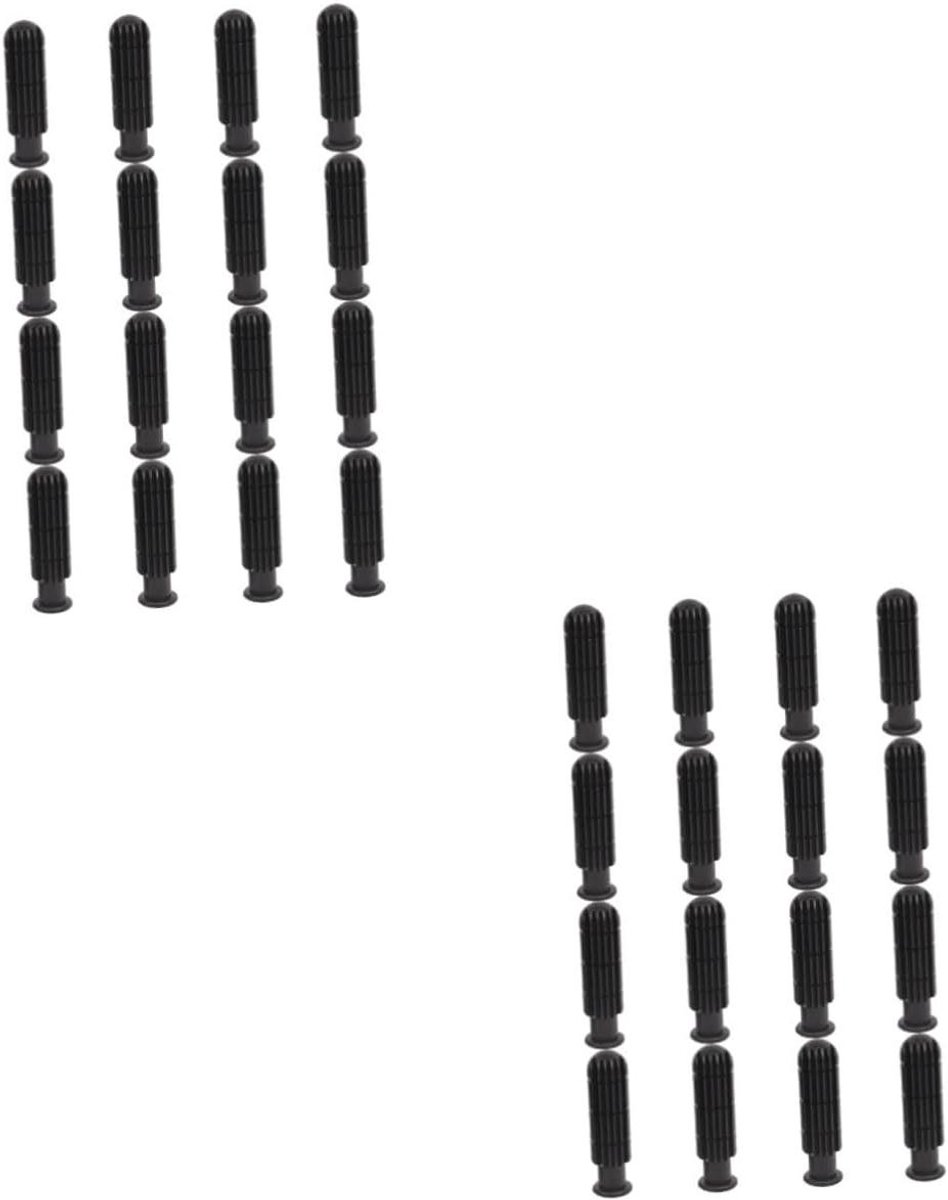 Voetbalmachine Handvatten - Tafelvoetbalgrepen - Tafelvoetbal Spelen - Antislip Ontwerp - 9.4 cm - Zwart
