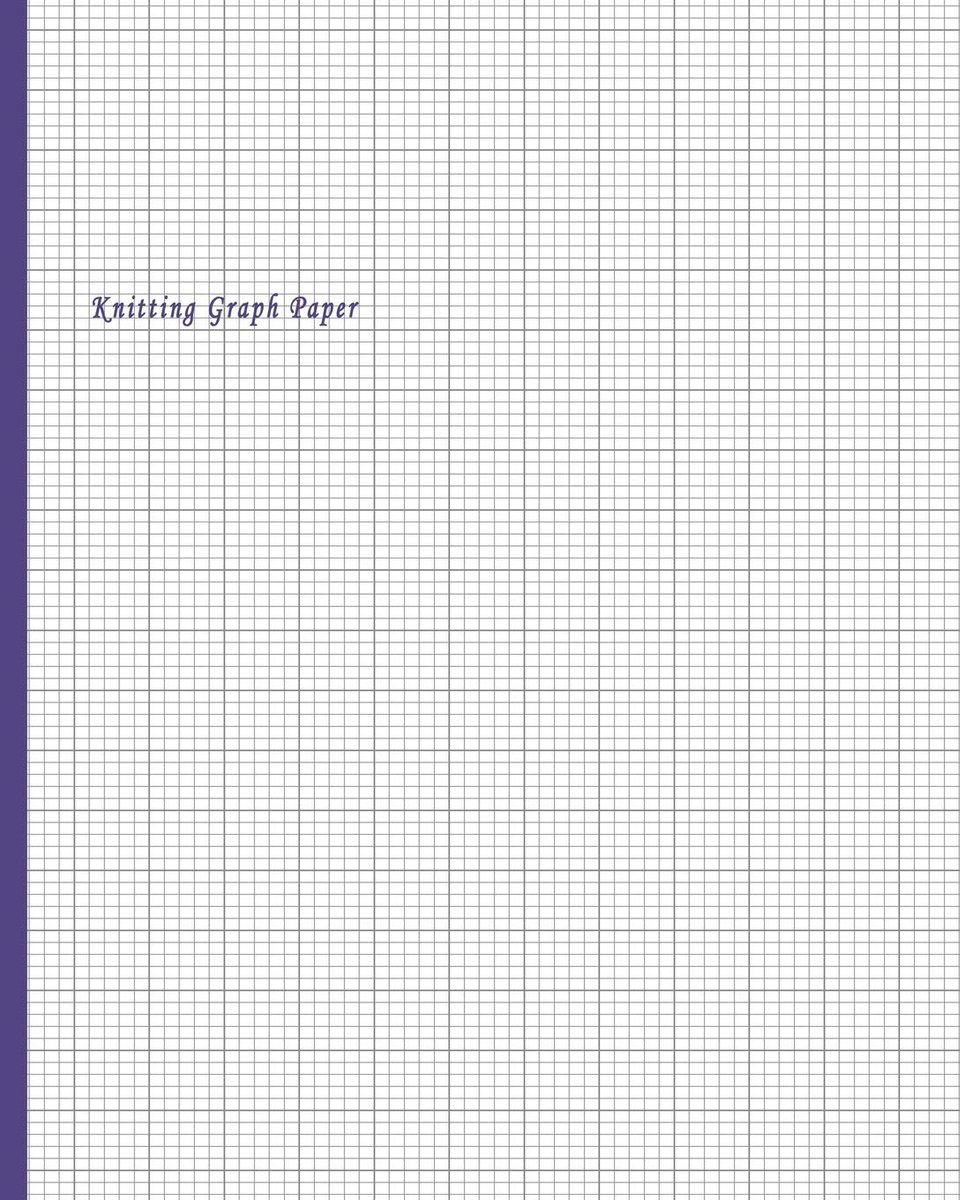 Graph Paper: 4:5 Ratio Design Blank Knitter's Journal on Your Design Knitting Charts for Creative New Patterns Composition Notebook