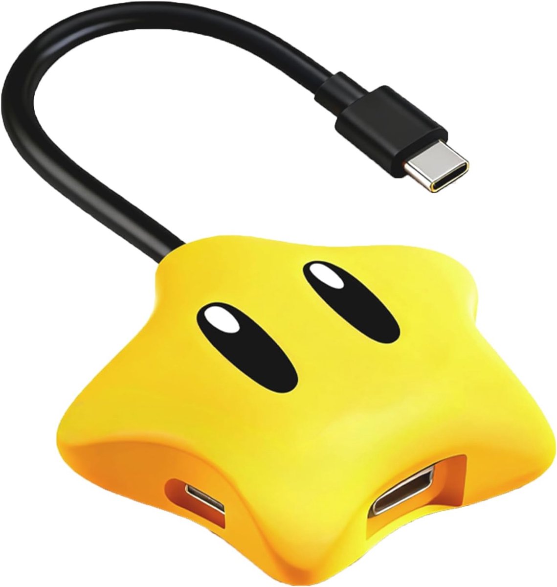 Switch2 Dock voor Nintendo Switch 2&1, Star Adapter met 4K@60Hz, USB 3.0-poort, Type C 100W opladen, LED-licht, draagbare Star-dockingstation, voor switch1/2