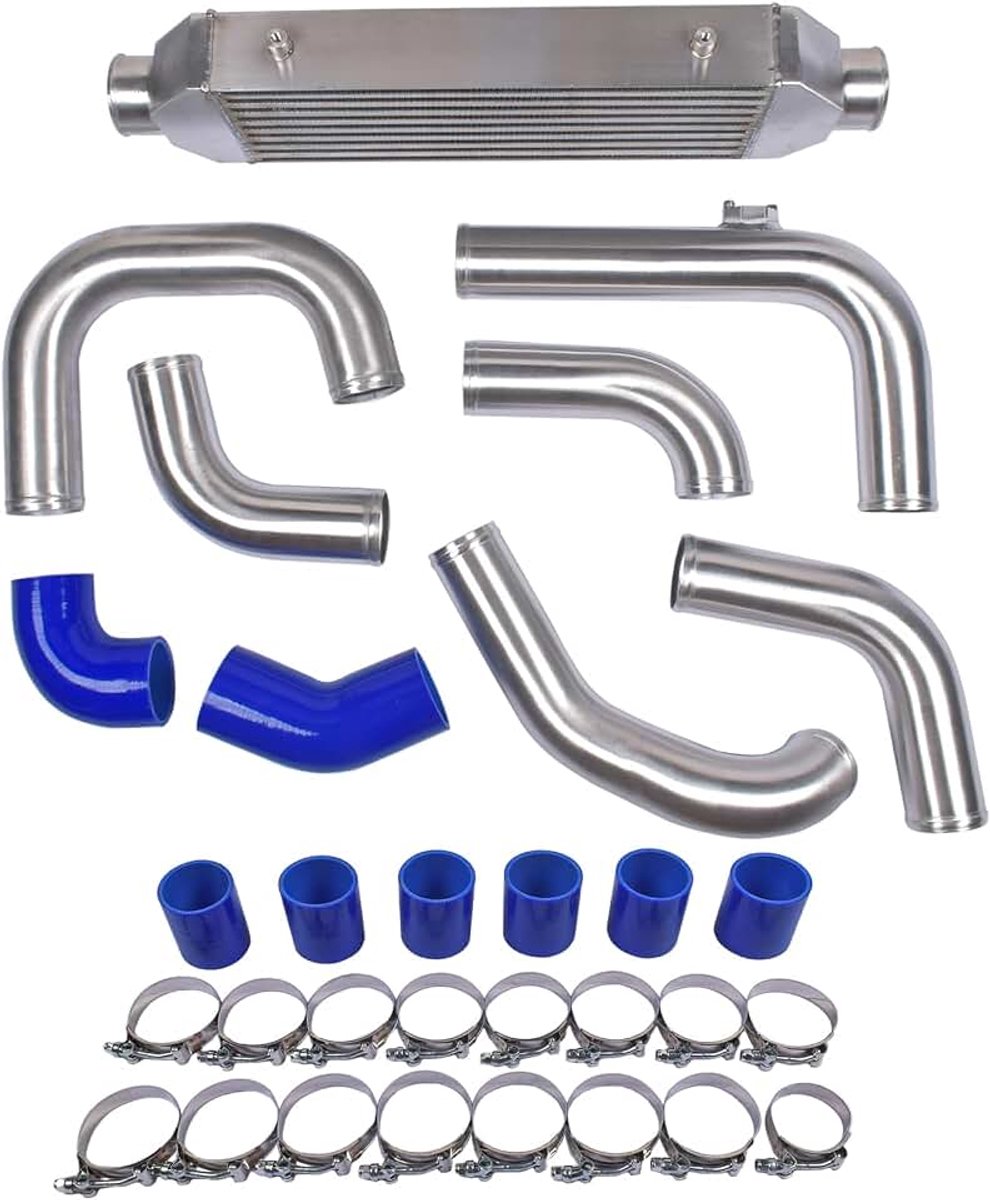 Intercooler Kit Compatibel met Le-on Bo-ra Go-lf MK4 A3 8L 1J2 1J6 1.9TDI FWD AWD 1998-2005