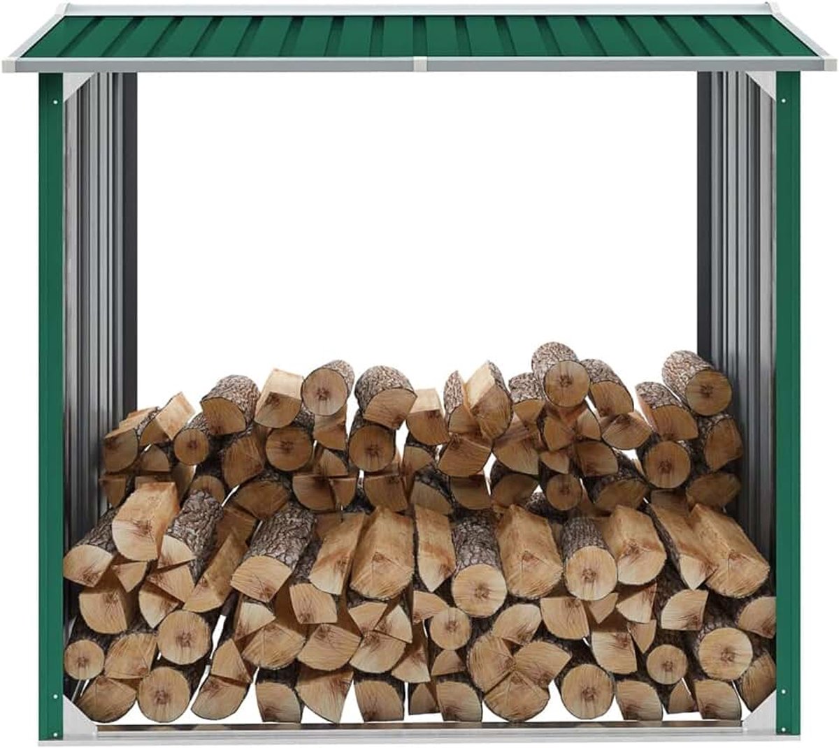 Schuur van verzinkt staal 172 x 91 x 154 cm groen-95#