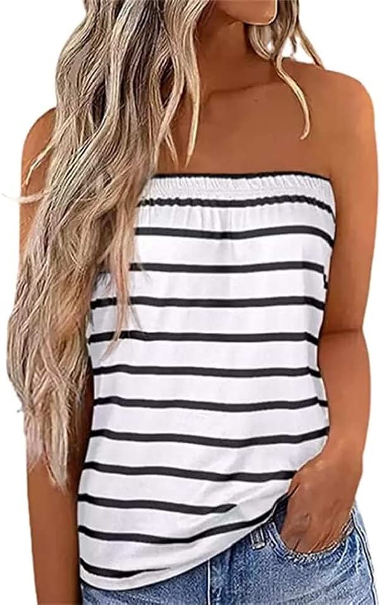 Strapless Tops voor Vrouwen UK Bandeau Vest Dames Boobtube Zomer Tops Asymmetrisch Ontwerp Van Voor Naar Rug Lichtgewicht en Ademend