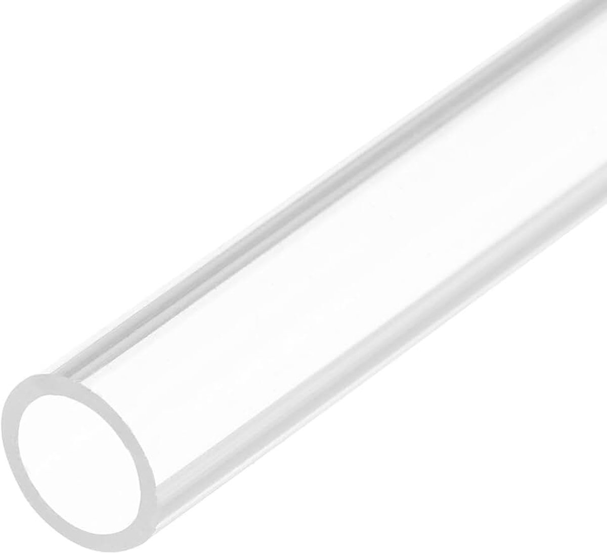 Ronde buis van transparant acryl 6 mm ID 8 mm OD 12 inch voor lampen en lantaarns, waterkoelsysteem