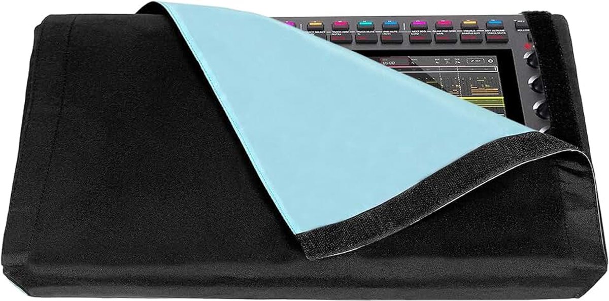 Hoogwaardige audio-werkstationhoes compatibel met MPC Live III van dubbellaagse stof met klittenbandsluiting, geschikt voor dagelijks gebruik in de studio