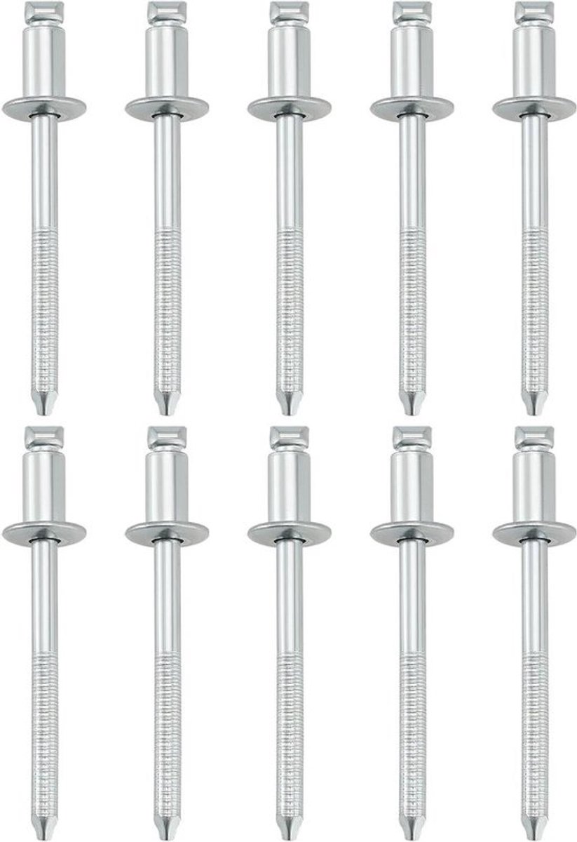 Deurglas Lifter - Pop Nietjes - Bevestigingsclip - Metaal - Nietversteller - 10 stuks - Geschikt voor Mercedes Benz C KLASSE W204 - Zilver - Compatibel met - A0049902897