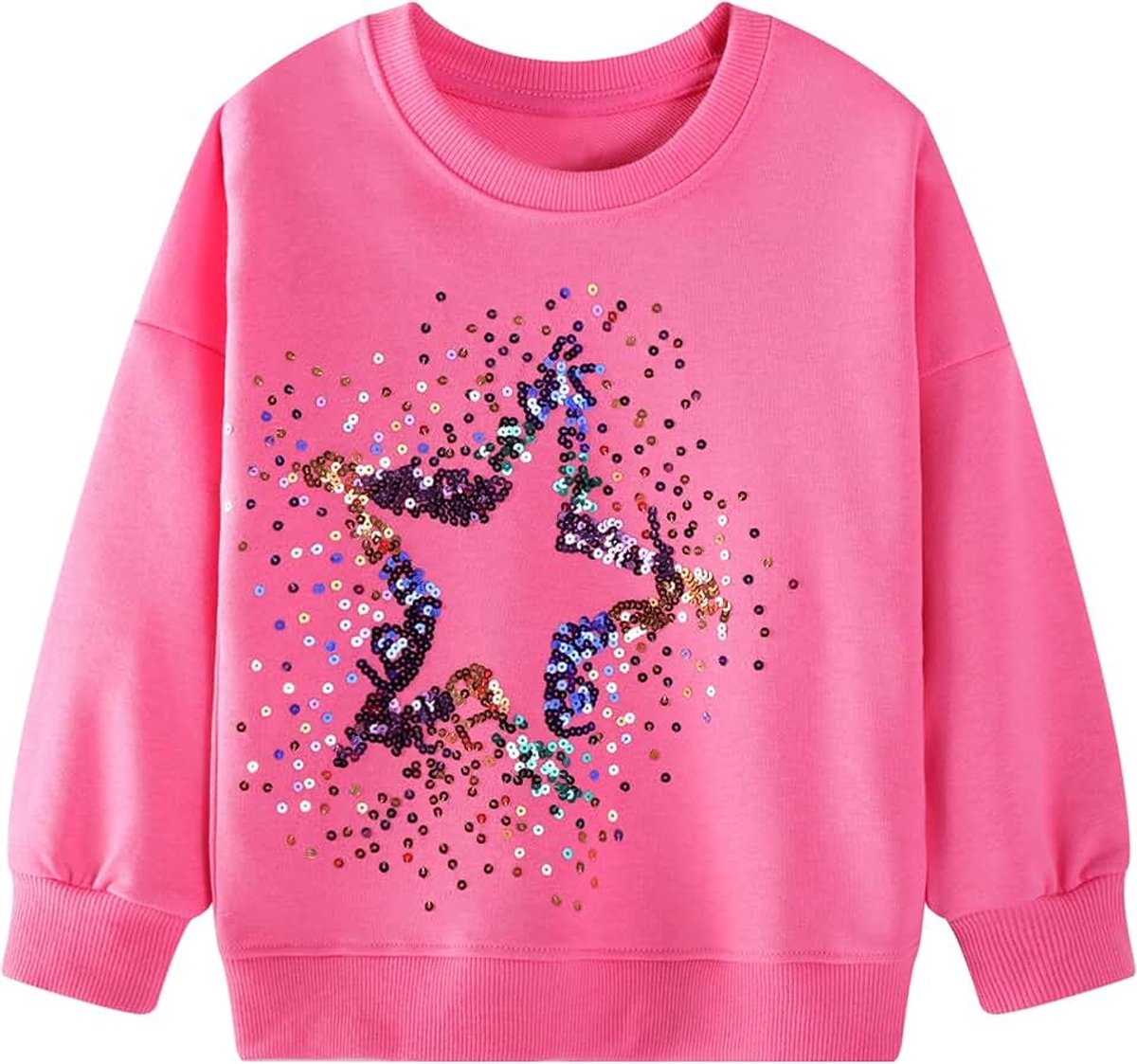 Sweatshirt Voor Baby Meisjes Kinderen Trui T-Shirt Lange Mouwen Casual Katoen Leuke Cartoon Animal Tops, T-Shirts Peuterkleding Winter Herfst Voorjaar Leeftijd 2 3 4 5 6 7 Jaar