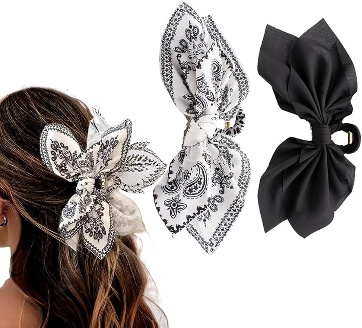 Haarspelden voor dames, elegante haarspeld in strikvorm, accessoires voor verschillende kapsels