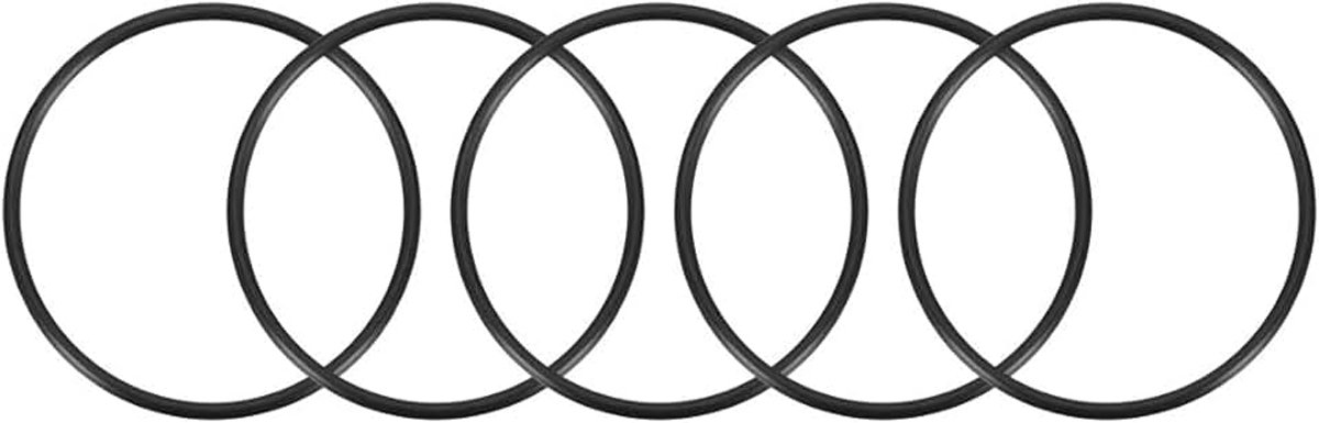 Sourcing map 5 stuks O ringen rubber 108 mm binnendiameter 115 mm OD 3,5 mm breedte rond DE 70mmx63mmx3.5mm